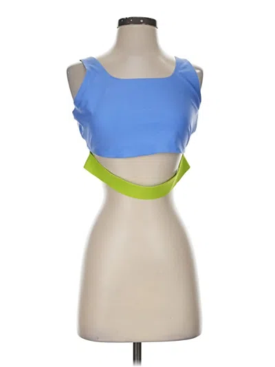 Pre-owned Parade Tank Top Blue Strapless Neckline Tops