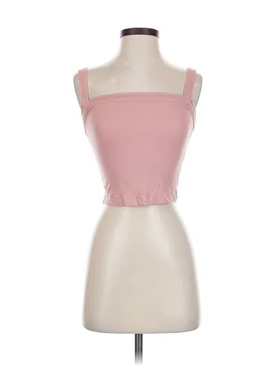 Pre-owned Parade Tube Top Pink Strapless Neckline Tops