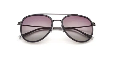 Paradigm 19-35 Gunmetal Occhiali Da Sole Grigi Per Uomo In Gray