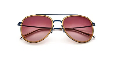 Paradigm 19-35 Navy Occhiali Da Sole Marroni Per Uomo