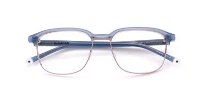 Paradigm 21-05 Azure Occhiali Da Vista Blu Per Uomo (solo Montatura) In Silver