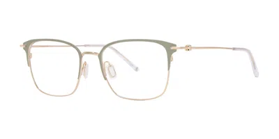 Paradigm Adair Sage Men's Glasses Green Size 52 - Free Lenses - Blue Light Block Available In Gold