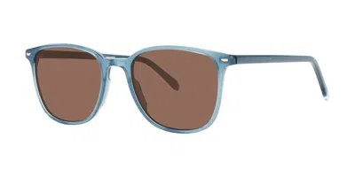 Paradigm Arden Sun Denim Men's Sunglasses Blue Size 53 In Brown