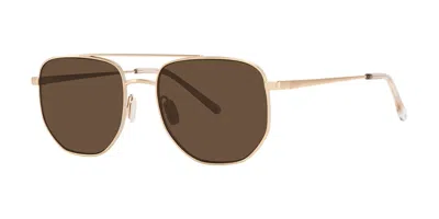 Paradigm Cruz Gold Men's Sunglasses Gold Size 54 In Brown