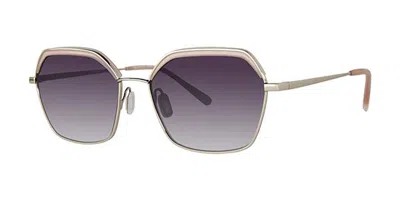 Paradigm Farrah Rose Women's Sunglasses Gold Size 56