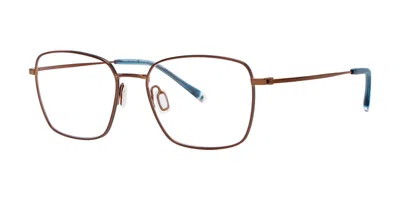 Paradigm Hunter Bronze Men's Glasses Brown Size 53 - Free Lenses - Blue Light Block Available In Gold