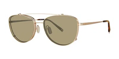 Paradigm Pryor Sun Clip Clip-on Only Gold Women's Sunglasses Gold Size 54