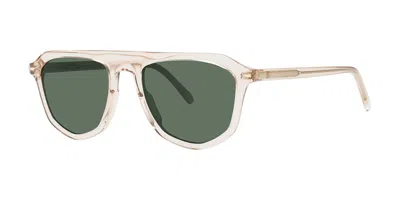 Paradigm Raleigh Golden Hour Men's Sunglasses Gold Size 54 In Green