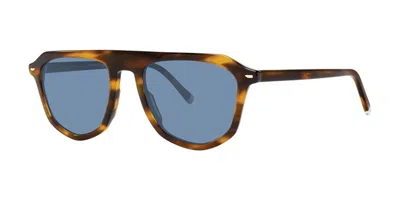 Paradigm Raleigh Tortoise Men's Sunglasses Tortoiseshell Size 54 In Brown