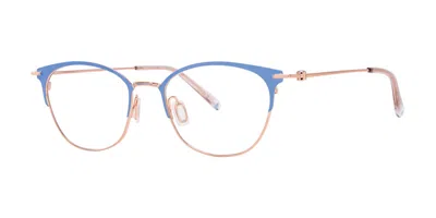 Paradigm Sloane Peri Rose Women's Glasses Blue Size 50 - Free Lenses - Blue Light Block Available In Gold