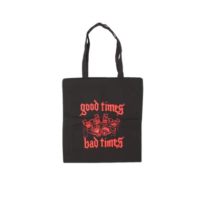 Paradis3 Good Times Bad Times Tote - Black/red