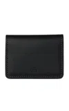 Paradise Row Leather Wallet In Black