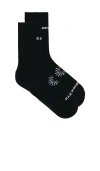 Paradise Zero Sock In Black