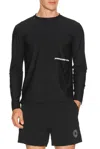Paradise Zero Web Tech Long Sleeve Tee In Black