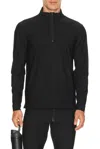 Paradise Zero Web Tech Quarter Zip In Black
