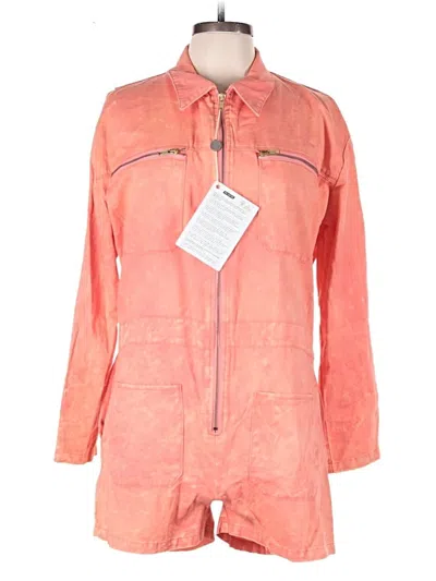 Pre-owned Paradised Romper In Orange