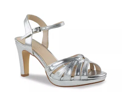 Paradox London Elanor Platform Sandal In Gray
