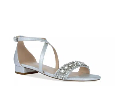 Paradox London Elyse Sandal In Silver
