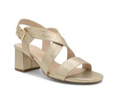 Paradox London Ida Sandal In Gold