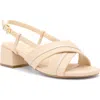 Paradox London Pink Nancy Slingback Sandal In Nude