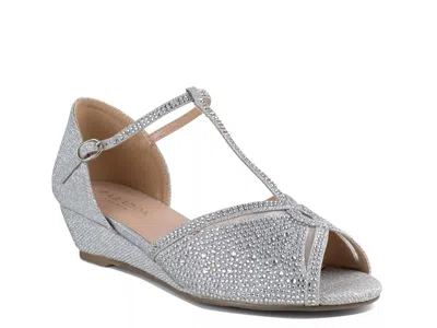 Paradox London Wide Width Janelle Wedge Pump In Multi