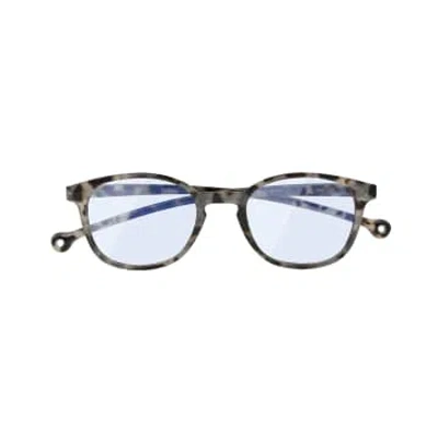 Parafina Sustainable Sena Ash White Unisex Reading Glasses Anti Blue Light