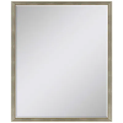 Paragon #180 Metallic Neutral Wall Mirror - 24" X 30" In Multi