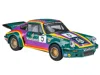 Paragon 1975 Porsche 911 Carrera Rsr 3.0 #5 "kremer Racing - Vaillant" Green With Stripes 1/64 Diecast Model