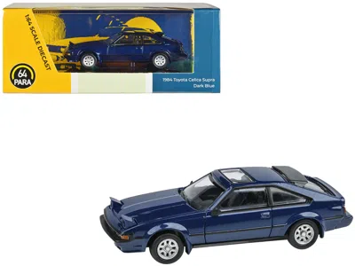 Paragon 1984 Toyota Celica Supra Xx Dark Blue Metallic With Sunroof 1/64 Diecast Model Car By  Models