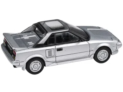 Paragon 1985 Toyota Mr2 Mk1 Super Silver Metallic With Sunroof 1/64 Diecast Model Car By  Models