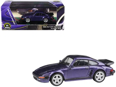 Paragon 1986 Ruf Btr Slantnose Prussian Blue Metallic 1/64 Diecast Model Car By  Models