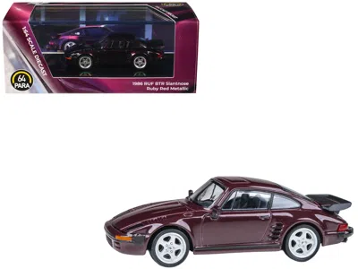 Paragon 1986 Ruf Btr Slantnose Ruby Red Metallic 1/64 Diecast Model Car By  Models