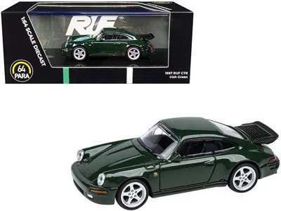 Paragon 1987 Ruf Ctr Irish Green 1/64 Diecast Model Car By  Models In Black