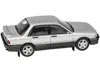 Paragon 1988 Mitsubishi Galant Vr-4 Grace Silver Metallic And Chateau Silver 1/64 Diecast Model Car By Parag