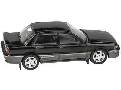 Paragon 1988 Mitsubishi Galant Vr-4 Lamp Black And Chateau Silver 1/64 Diecast Model Car By  Models