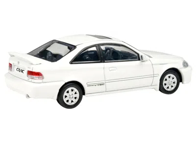 Paragon 1999 Honda Civic Si Em1 Taffeta White With Sunroof 1/64 Diecast Model Car By  Models In Gray