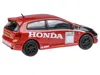 Paragon 2001 Honda Civic Type R Ep3 Red With Graphics "btcc Honda Racing" 1/64 Diecast Model Car By