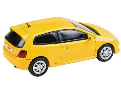 Paragon 2001 Honda Civic Type R Ep3 Sunlight Yellow 1/64 Diecast Model Car By  Models In Gray