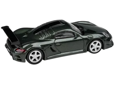 Paragon 2012 Ruf Ctr3 Clubsport Oak Green Metallic 1/64 Diecast Model Car By  Models In Black