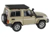 Paragon 2014 Toyota Land Cruiser 71 Swb (short Wheel Base) Sandy Taupe Brown 1/64 Diecast Model Car By Parag