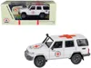 Paragon 2014 Toyota Land Cruiser 76 White "international Red Cross" 1/64 Diecast Model Car By  Models