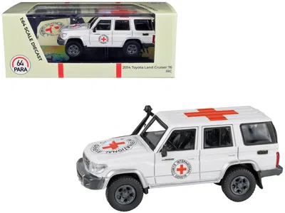 Paragon 2014 Toyota Land Cruiser 76 White "international Red Cross" 1/64 Diecast Model Car By  Models