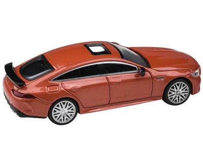 Paragon 2018 Mercedes-amg Gt 63 S Copper Orange Metallic 1/64 Diecast Model Car By  Models In Red