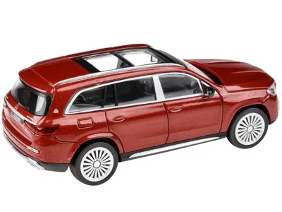 Paragon 2020 Mercedes-maybach Gls 600 With Sunroof Red Metallic 1/64 Diecast Model Car By