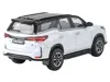 Paragon 2023 Toyota Fortuner Platinum White With Black Top 1/64 Diecast Model Car By  Models