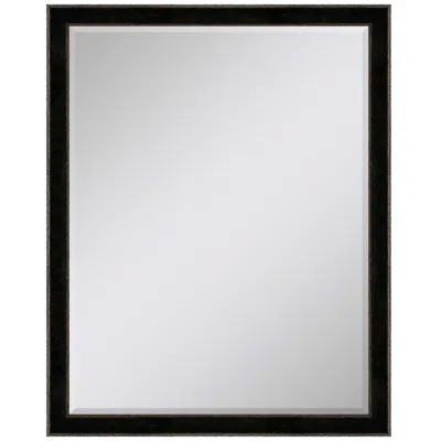 Paragon #535 Black Metallic Wall Mirror - 34" X 44"