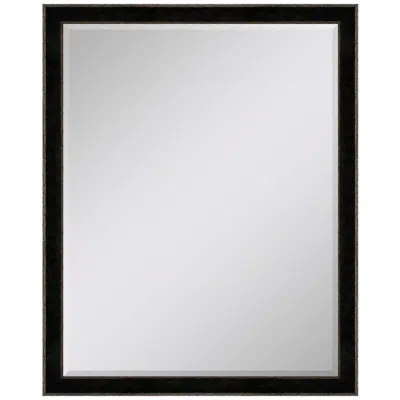Paragon #535 Black Metallic Wall Mirror - 40" X 52"