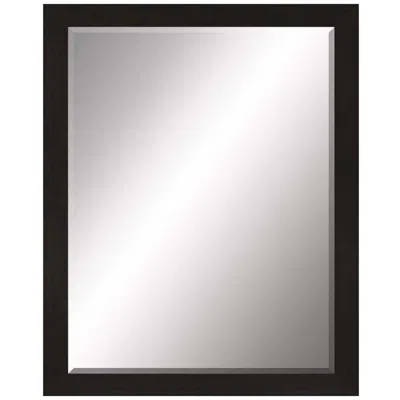 Paragon #808 Brown Neutral Wall Mirror - 41" X 53" In Black