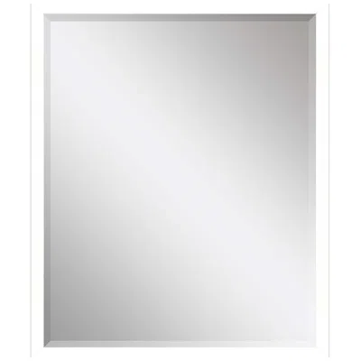 Paragon #867 White Wall Mirror - 24" X 30" In Gray