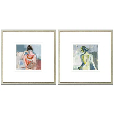 Paragon A Splendid Figure 26"w X 26"h Framed Art Set Of 2